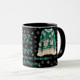 Caneca Tacky Christmas Sweater Contest Winner Mug