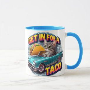 Caneca Taco Cat Cruzando