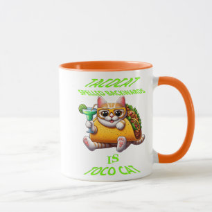 Caneca Taco Tenta Com Amigo Felino