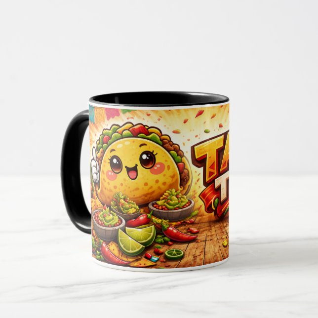 Caneca Taco Time - Fiasco da Festa - Fãs da Comida (Frente Esquerda)