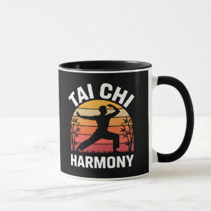 Caneca Tai Chi Harmonia – Silhueta do Pôr do Sol