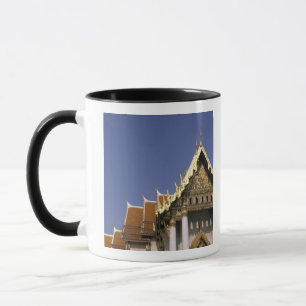 Caneca Tailândia, Bangkok. O sol da manhã reflete-se no
