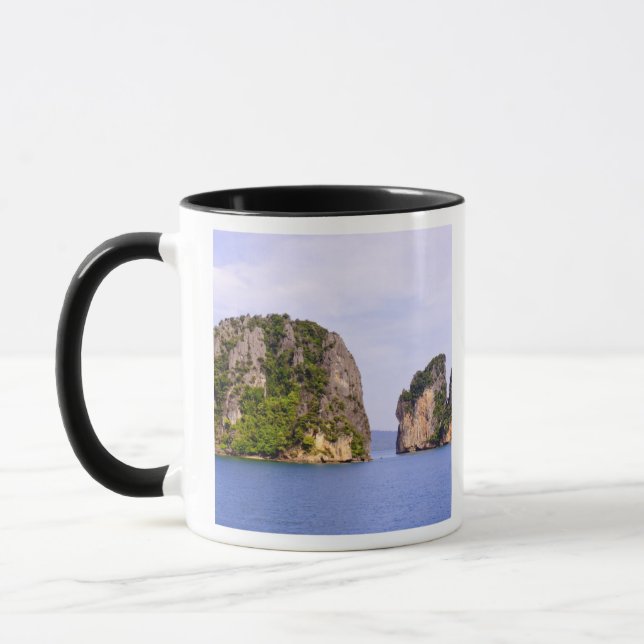 Caneca Tailândia, Mar de Andaman. Ao Phang Nga Islands em (Esquerda)