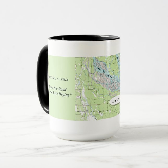 Caneca Talkeetna Alaska End of the Road (Frente Esquerda)