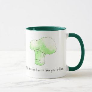 Caneca Talvez os brócolos não gostam de você tampouco!