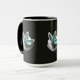 Caneca Tampa de frase adesiva