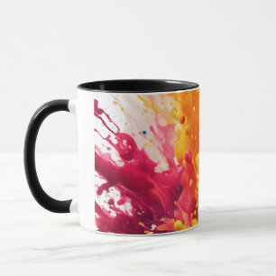 Caneca Tampão de abertura de Abstrato vibrante