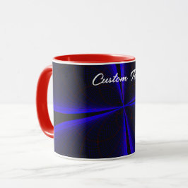 Caneca Tampão de café com folha de alumínio azul