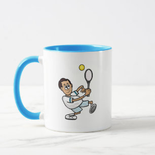 Caneca Tampão do Tênis do Cabelo Marrom médio
