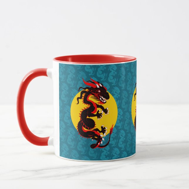 Caneca Tampão Dragão Negro (Esquerda)