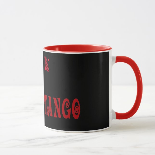 Caneca Tango vermelho (Direita)