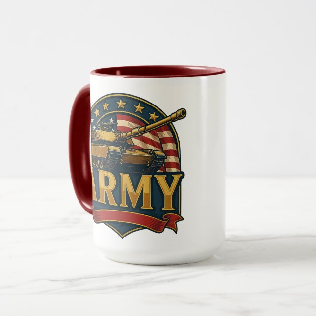 Caneca Tanque do Exército (Frente Esquerda)