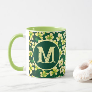 Caneca Tapeçaria do Trevo Esmeralda: Delícia Verde Escura