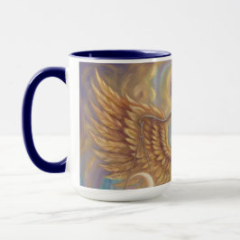 Caneca Tapeçaria Espiritual de Parede Fênix Equilíbrio