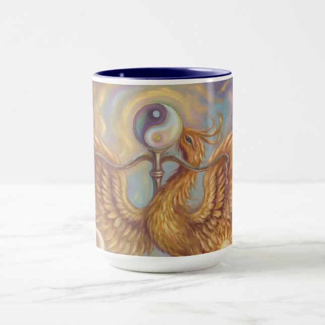 Caneca Tapeçaria Espiritual de Parede Fênix Equilíbrio (Centro)