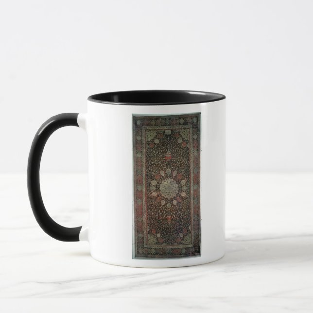Caneca Tapete de Ardabil feito para a mesquita em Ardabil (Esquerda)
