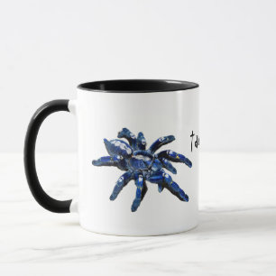 Caneca Tarantula, tarantul-mania, grande aranha azul