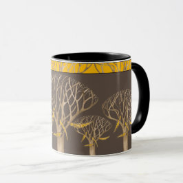 Caneca Tarde do outono em 11 oz. Combo Mug (B)