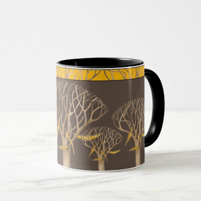 Caneca Tarde do outono em 11 oz. Combo Mug (B) (Frente Esquerda)