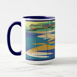 Caneca Tarde no lago