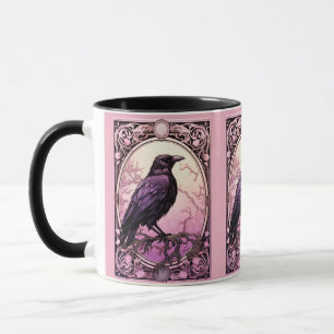 Caneca Tarô Negro, Negra, Rosa, Dia das Bruxas