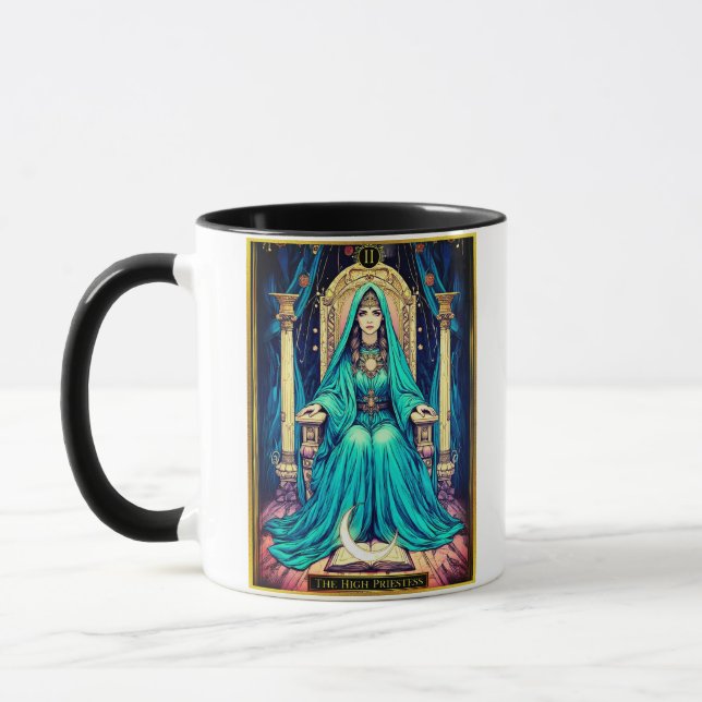 Caneca Tarot Art Nouveau, a Sumo Sacerdotisa (Esquerda)