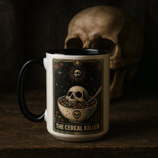 Caneca Tarot do Assassino de Cereais