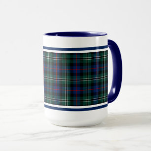 Caneca Tartan cor-de-rosa da caça do clã