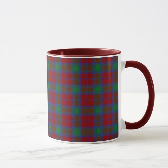Caneca Tartan de Lindsay do clã (Direita)