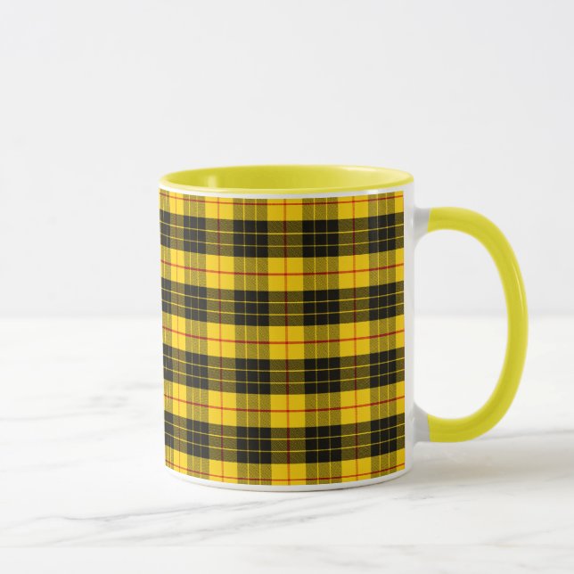 Caneca Tartan de MacLeod do clã (Direita)