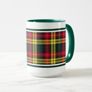 Caneca Tartan do clã de Buchanan
