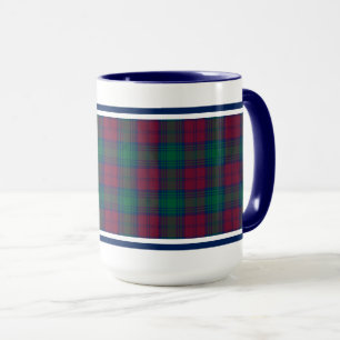 Caneca Tartan do clã de Lindsay