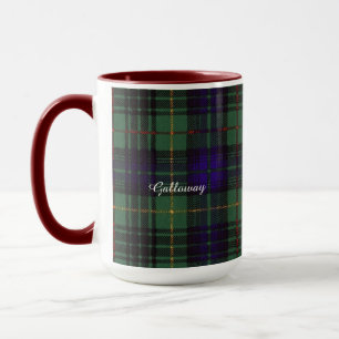 Caneca Tartan escocês do kilt da xadrez do clã de