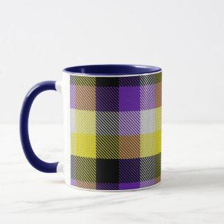 Caneca Tartan Não Binário
