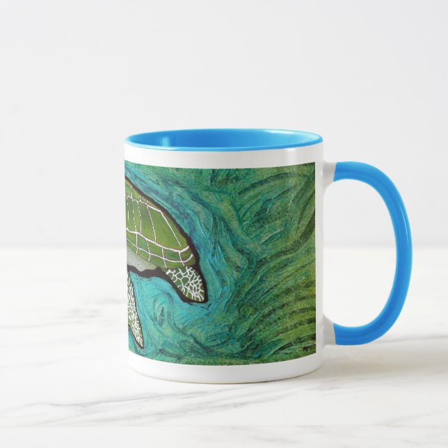 Caneca Tartaruga de mar verde (Direita)