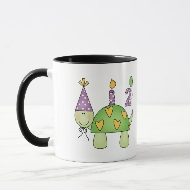 Caneca Tartaruga do segundo aniversário (Esquerda)