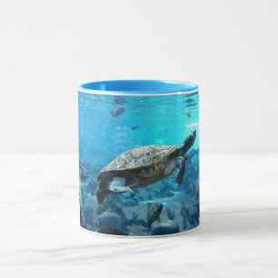 Caneca Tartaruga e peixe