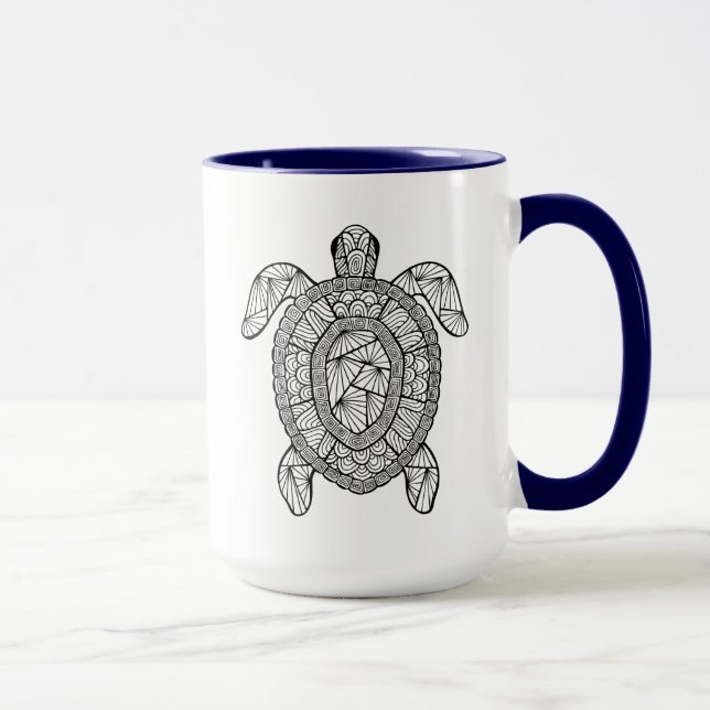 Caneca Tartaruga inspirada (Direita)