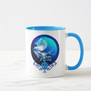 CANECA TARTARUGA MARINHA CORRIDA LUA AZUL