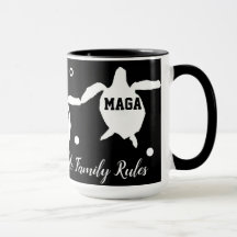 Caneca Tartarugas Família MAGA