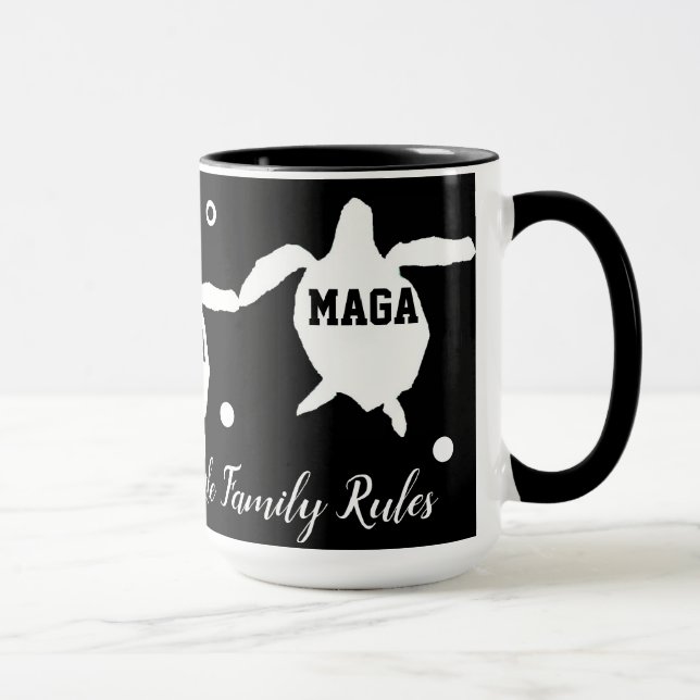 Caneca Tartarugas Família MAGA (Direita)