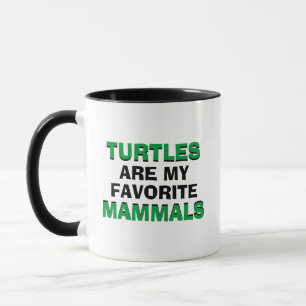 Caneca Tartarugas Mamíferos Café Queijo Biologia Piada En