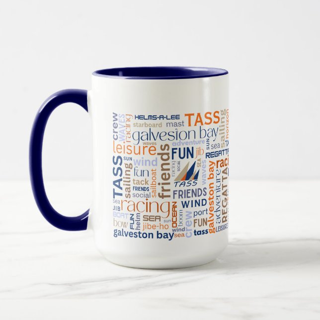 Caneca TASS Sailing Words Coffee Mug (Esquerda)