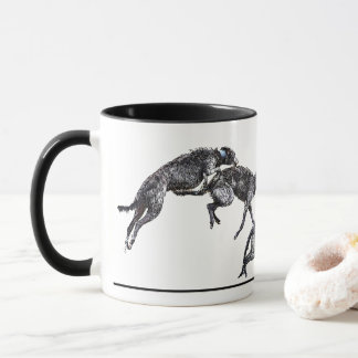 Caneca Tasse 2 Couleurs Jeux de scottish deerhounds