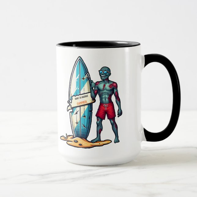 Caneca Tasse à café | J'aime mon Akashic | Zombie Surf (Direita)