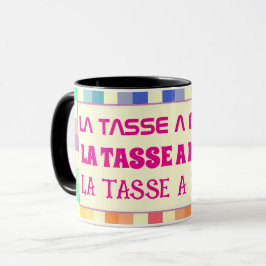 Caneca Tasse avec texte modifiable