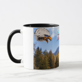 Caneca Tasse mug aigle café prédateur