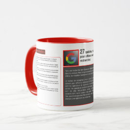 Caneca Tasse mug raccourcie clavier opérateurs Google