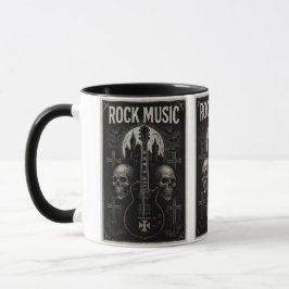 Caneca Tasse Mug Rock Music