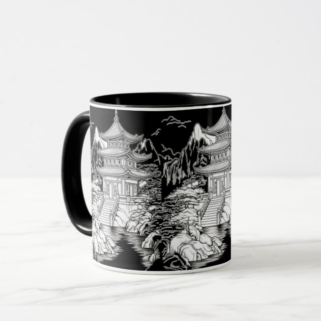 Caneca Tasse palais impérial japonais (Frente Esquerda)